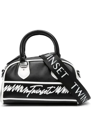 Twin-Set Skuldertaske med logotryk