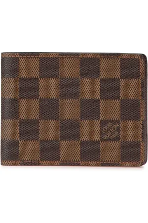LOUIS VUITTON 2006 Damier Ebene Multiple Bifold Wallet small wallets