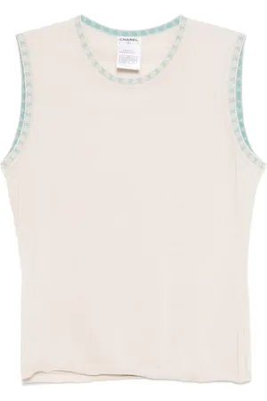 CHANEL ærmeløs tanktop fra 2001