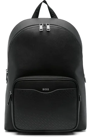 HUGO BOSS Rygsæk med monogram-mønster