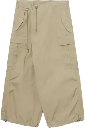 JUNYA WATANABE Asymmetriske cargo-bukser med brede ben
