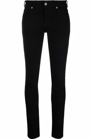 VERSACE Skinny-jeans med broderet logo