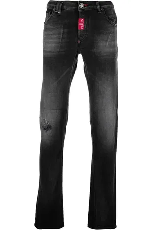 Philipp Plein Skinny-jeans med logoplade