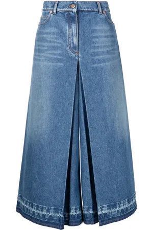 VALENTINO GARAVANI Højtaljede jeans med brede ben