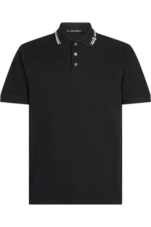 Karl Lagerfeld Polo med kontrastkant