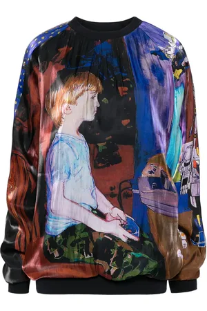 J.W.Anderson Sweatshirt med grafisk tryk
