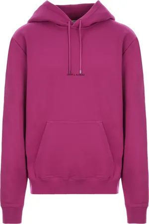 Saint Laurent Oversize hættetrøje med logotryk