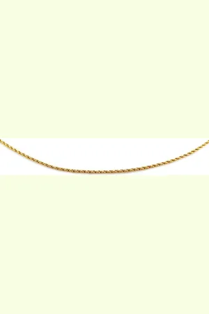 CHANEL 1970-1980 Gold Plated Chain Necklace costume necklace