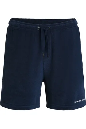 Karl Lagerfeld Badeshorts i frotté-effekt