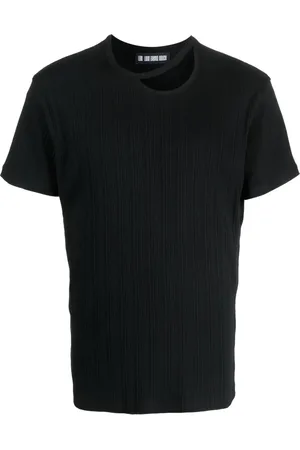 LGN LOUIS GABRIEL NOUCHI T-shirt med udskæringsdetalje og plissering