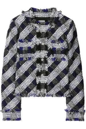 Burberry Cropped tweed-jakke