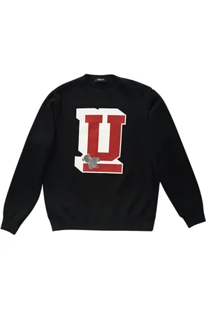 UNDERCOVER Sweatshirt med rund hals og U-tryk