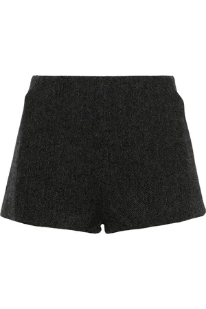 The Andamane Korte shorts med sildebensmønster