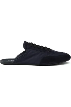 Prada Collapse Re-Nylon sneakers i ruskind