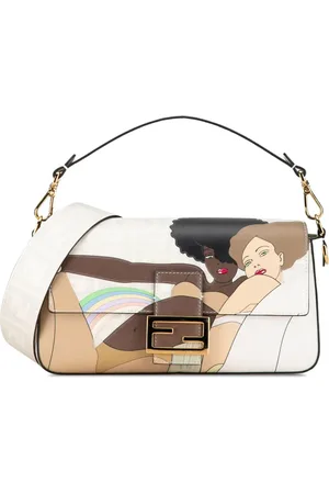 Fendi Bikini Girls Zucca Baguette satchel-taske fra 2010-2023