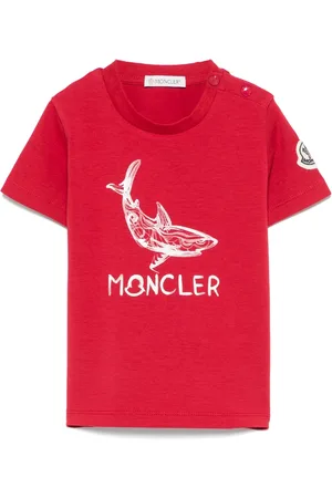 Moncler T-shirt i bomuld med logo