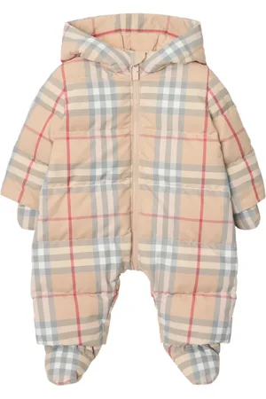Burberry Checkered snowsuit