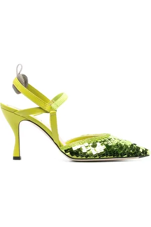 Fendi Pumps med spids tå og pailletter