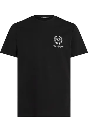 Karl Lagerfeld T-shirt med broderet logo