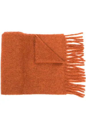 Marni Frynset tørklæde med logomærke