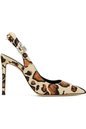 Giuseppe Zanotti Udsmykkede pumps med leopardspænde
