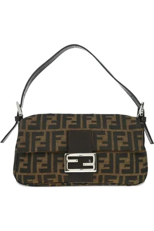 Fendi Zucca Baguette håndtaske fra 1990-2000