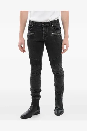 Balmain Biker-jeans med smal pasform