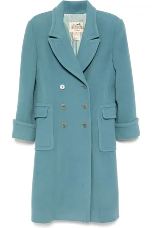 Hermès Dobbeltradet trenchcoat fra 1990-00