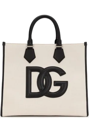 Dolce & Gabbana Tote i imiteret læder med logomærke