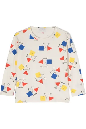 Bobo Choses T-shirt med rund hals og geometrisk tryk