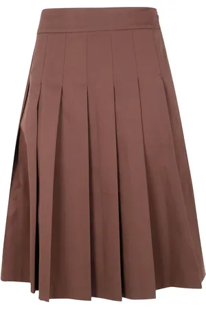 DRHOPE Pleated midi skirt