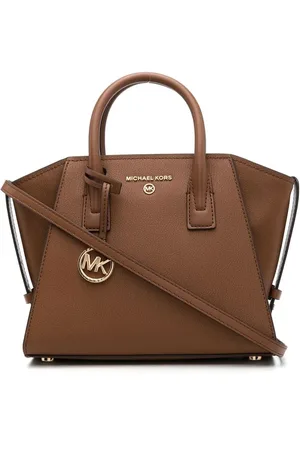 Michael Kors Lille Avril satchel-taske i læder