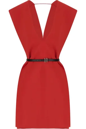 Sportmax Kort kjole med V-hals