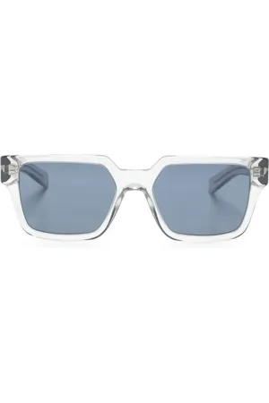 Prada Solbriller med transparent firkantet stel