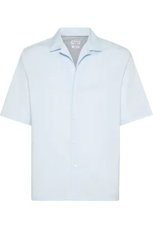 Brunello Cucinelli Skjorte med camp-krave