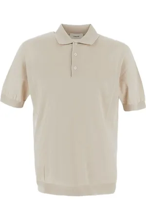 LARDINI Finstrikket polo