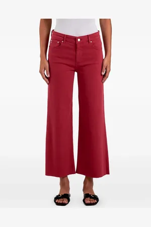 AG Jeans Cropped jeans i blandet bomuld