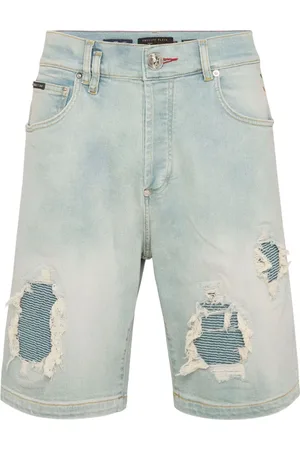 Philipp Plein Distressed shorts