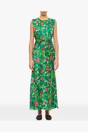 SALONI Floral-print maxi dress