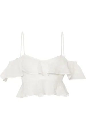 Isabel Marant Cropped Eliani top