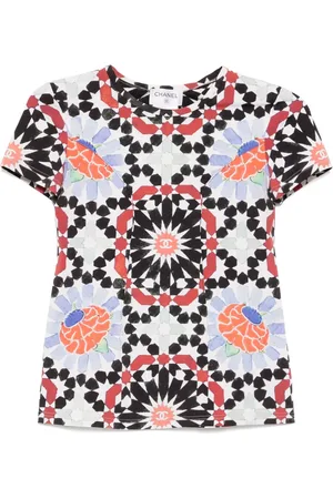 CHANEL 2014-2015 graphic-print T-shirt