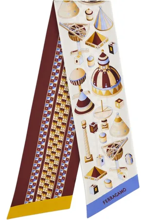Salvatore Ferragamo Renaissance-print scarf