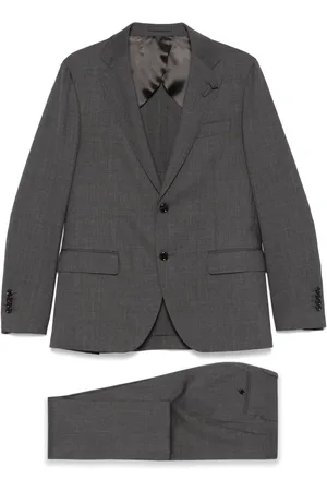 LARDINI Jakkesæt med broche-detalje