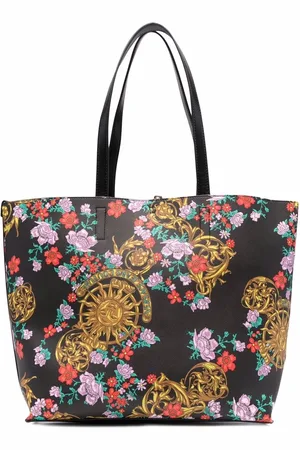 VERSACE Blomstret tote