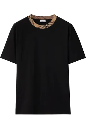 Burberry T-shirt med ternet kant