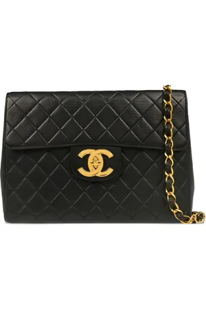 CHANEL Jumbo klassisk skuldertaske med flaplukning fra 1997