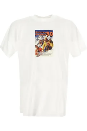 Family First T-shirt med postkorttryk