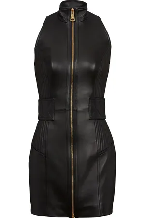 Balmain Kort kjole med lynlås