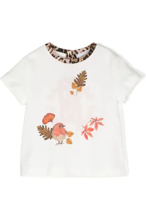 Roberto Cavalli T-shirt med grafisk tryk
