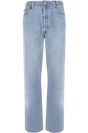 RE/DONE Cropped Stove pipe jeans